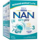 Суха молочна суміш NAN 3 Optipro з олігосахаридом 2'FL від 12 місяців 1000 г foto 1