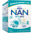 Сухая молочная смесь NAN 2 Optipro с олигосахаридом 2'FL от 6 месяцев 1000 г foto 1