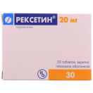 Рексетин 20 мг таблетки №30 foto 1