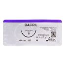 Шовний матеріал Dacril 0 довжина 90 см голка 40 мм 1/2 кола №1 foto 1