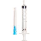 Шприц MedPlast трикомпонентний стерильний з голкою 23G (0,6 х 32 мм) 2 мл №1 foto 1