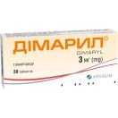 Дімарил 3 мг таблетки №30 foto 1