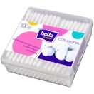 Палички ватні Bella Cotton пластик (квадратна упаковка) №100 foto 1