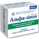 Альфа-ліпон 600 мг таблетки №30 foto 1