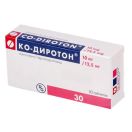 Ко-диротон 10 мг + 12,5 мг таблетки №30 foto 2