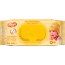 Серветки вологі Smile (Смайл) Baby Ультрам'які дитячі з екстрактом ромашки, алое з вітамінним комплексом №60 foto 1