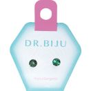 Серьги-иголки Dr.Biju Сириус 5.3 мм Эмеральд, детские, 1 пара foto 1