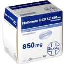 Метформін Гексал 850 мг таблетки №120 foto 1