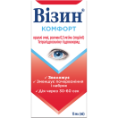 Візин комфорт 0.5 мг/мл краплі очні 15 мл - фото №1 Візин комфорт 0.5 мг/мл краплі очні 15 мл foto 1