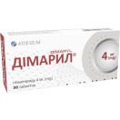 Димарил 4 мг таблетки №30 foto 1