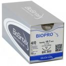 Шовный материал Биопро USP 4-0 (3/8 круга) режущая игла 18,7 мм 75 см BX302 foto 1