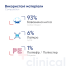 Бинт эластичный MedTextile высокой растяжимости, без латекса 2 м x 8 см foto 3