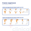 Бинт эластичный MedTextile высокой растяжимости, без латекса 2 м x 8 см foto 4