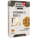 Swiss Energy (Свісс Енерджі) Vitamin D3 600 МО капсули №30 foto 1