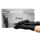 Рукавички оглядові IGAR Gloves Black нітрилові неприпудрені нестерильні чорні (р. M) №200 foto 1
