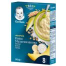 Каша суха молочна швидкорозчинна Gerber мультизлакова з йогуртом, бананом та грушею для дітей з 8 місяців foto 1