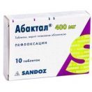 Абактал 400 мг таблетки №10 foto 1