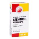 Атенолол-Астрафарм 100 мг таблетки №20 foto 1
