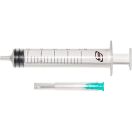 Шприц MedPlast 10мл 3-компонентний з голкою, 1 шт. foto 1