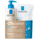Набір La Roche-Posay (Ля Рош-Позе) Lipikar Syndet AP+ (Очищувальний крем-гель для дуже сухої, схильної до атопії шкіри немовлят, дітей та дорослих, 400 мл + рефіл, 400 мл) foto 2