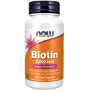 Now Foods Biotin (Біотин) 5000 мкг капсули №60 foto 1