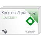 Колхіцин Лірка 1 мг таблетки №60 foto 1