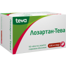 Лозартан-Тева 100 мг таблетки №90 foto 1