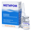 Метиром 500 мг порошок та розчинник для розчину для ін'єкцій 7,8 мл №1 foto 1