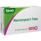 Монтелукаст 4 мг жувальні таблетки №28 foto 1