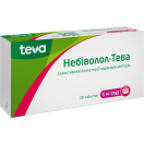 Небиволол-Тева 5 мг таблетки №28 foto 1