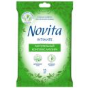 Серветки вологі Novita (Новіта) для інтимної гігієни з рослинним комплексом 15 шт. foto 1