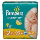 Подгузники Pampers Newbaby Newborn 2 (3-6 кг) 27 шт foto 1