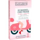 Смужки Evoluderm (Еволюдерм) для депіляції холодним воском для ніг та пахв воскові 20 шт. foto 2