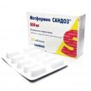 Метформін Сандоз 850 мг таблетки №30 foto 1