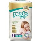 Підгузки Predo Baby Midi р.3 (4-9 кг) 11 шт foto 1