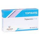 Торикард 5 мг таблетки №30 - фото №1 Торикард 5 мг таблетки №30 foto 1