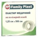 Пластир Family Plast медичний на полімерній основі 1,25 см х 500 см foto 1