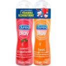 Гель-змазка Durex Play Heat 50 мл + Durex Play Sweet Strawberry 50 мл (1 упаковка безкоштовно) foto 1