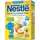 Каша Nestle молочная мультизлаковая с грушей и персиком (с 6 мес.) 250 г foto 1