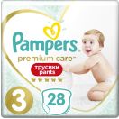 Підгузки-трусики Pampers Premium Care Pants 3 Midi (6-11 кг) №28 foto 1