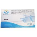 Перчатки медицинские нитриловые Sanitarycare (р.М) №100 foto 1