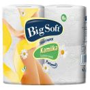 Туалетний папір Big Soft Kamilka (160 відривів) 3 шари 4 шт foto 1