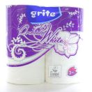 Туалетний папір Grite Orchidea White (150 отривів) 3 шари 4 шт foto 1