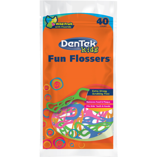 Флоси з власниками DenTek для дітей, 40 шт - фото №1 Флоси з власниками DenTek для дітей, 40 шт