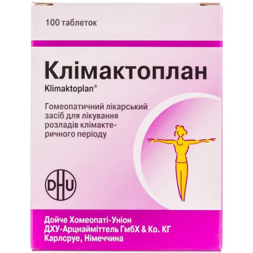 Клімактоплан Н таблетки №100 - фото №1 Клімактоплан Н таблетки №100