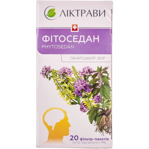 Фитоседан (20 ф/п по 1,5 г) - фото №1 Фитоседан (20 ф/п по 1,5 г)