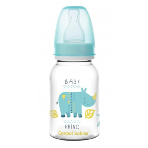 Пляшка Canpol Babies пластикова з малюнком 59/100 120 мл - фото №1 Пляшка Canpol Babies пластикова з малюнком 59/100 120 мл
