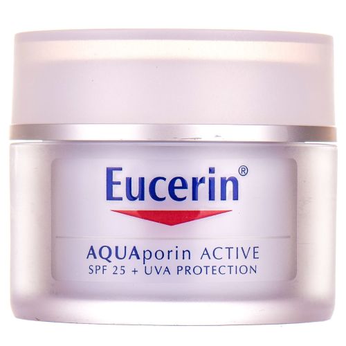 Крем Eucerin (Юцерин) AquaPorin дневной увлажняющий для всех типов кожи SPF25 50 мл - фото №1 Крем Eucerin (Юцерин) AquaPorin дневной увлажняющий для всех типов кожи SPF25 50 мл