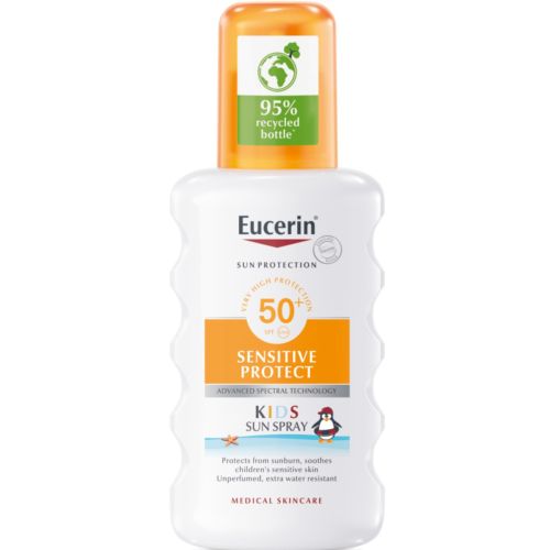 Спрей Eucerin (Юцерин) Sun Protection солнцезащитный для детей SPF50+ 200 мл - фото №1 Спрей Eucerin (Юцерин) Sun Protection солнцезащитный для детей SPF50+ 200 мл