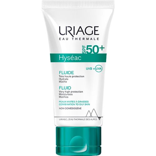Флюид Uriage (Урьяж) Hyseac солнцезащитный SPF 50 для смешанной и комбинированной кожи 50 мл - фото №1 Флюид Uriage (Урьяж) Hyseac солнцезащитный SPF 50 для смешанной и комбинированной кожи 50 мл
